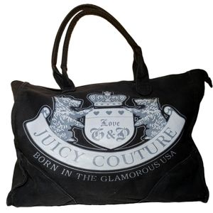 Juicy Couture Vintage Scottie Dog Canvas Tote